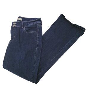 Levis 526 Slender Boot Jeans Womens Size 31 Mid Rise Dark Wash Denim Pants